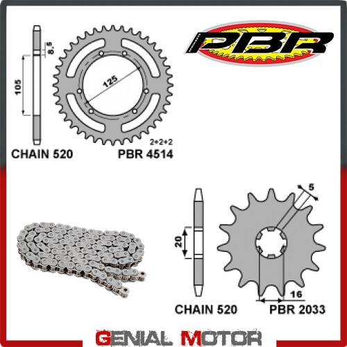 Ek1406 kit catena - kit, corona