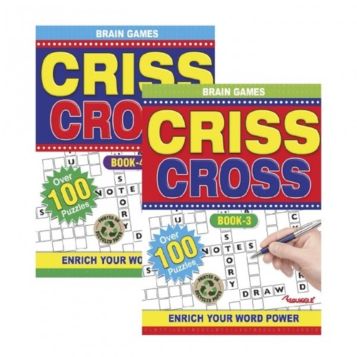 Criss cross jumbo puzzle books - cross,