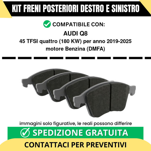 Pastiglie freno posteriori - pastiglie,