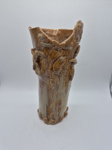 Vaso inclinato uccellino