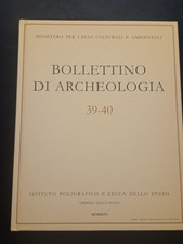 '' BOLLETTINO DI ARCHEOLOGIA''