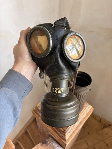 Ww2 set maschera antigas - set,