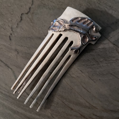 Pettine per capelli intarsiato