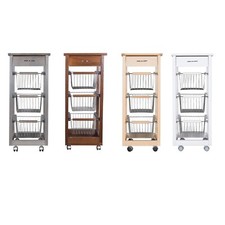 Carrello cucina legno - carrello,