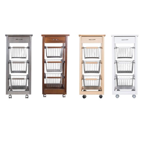 Carrello cucina legno con - cucina,