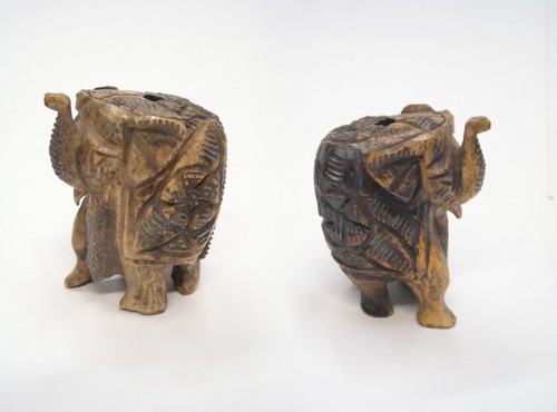 Statuetta con elefante - , in