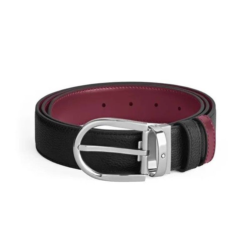 Cintura montblanc fibbia ferro - montblanc,
