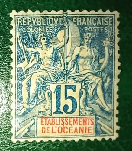 Francobollo francese oceanico - francobollo,