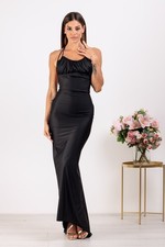 Abito Lungo Scollo Donna