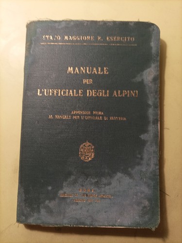 Manuale per ufficiale degli - manuale,