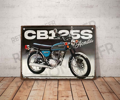 Plaque métal vintage - , honda