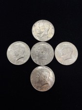 Lotto 5 Monete Mezzo Dollaro