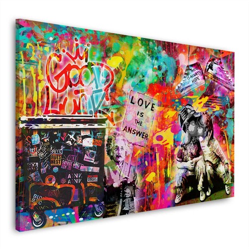 Quadro moderno stampa tela - su,
