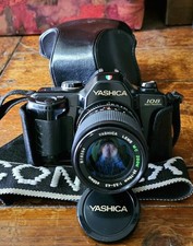 Macchina Fotografica Reflex YASHICA 108 Multi-Più-Obiettivo E Custodia..