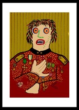 ENRICO BAJ - LITOGRAFIA 