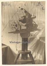 Optica Hand Crank 35MM Movie Projector (Vintage Photo ~1920s)