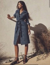 Abito midi ZARA Denim taglia