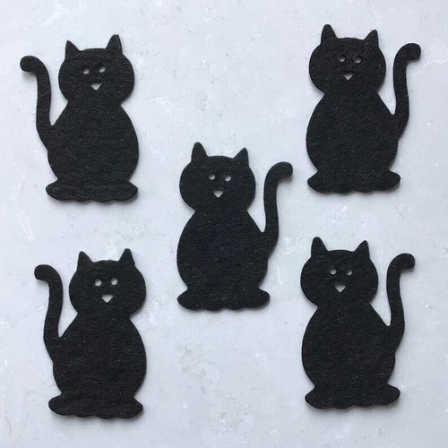 Gatti feltro nero - feltro,
