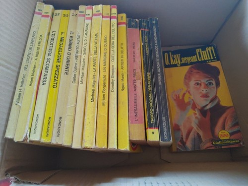 Lotto libri gialli mondadori - gialli,