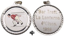 Bocce Bar Trattoria La Lanterna Pozzaglio Cremona Medaglia ARGENTO