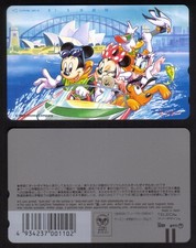 Disney Topolino e Amici IN Sydney Australia #169804 Mint (Nessun Fori) Telefono