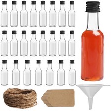 BELLE VOUS 24 Bottigliette per Liquori - Mini Bottiglie Vuote di Plastica (s0x)