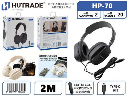 Hutrade cuffie stereo - cuffie,