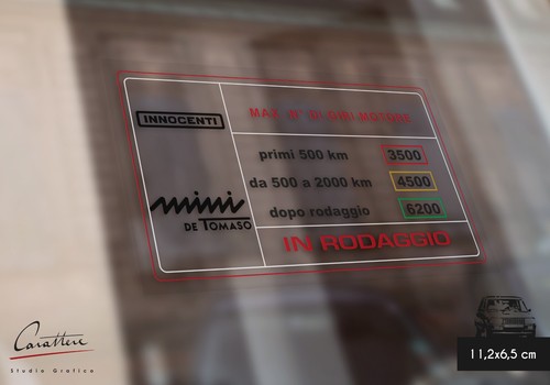 Adesivo rodaggio innocenti - adesivo,