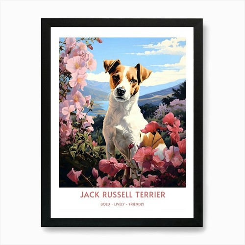 Quadro vintage jack - jack, russel