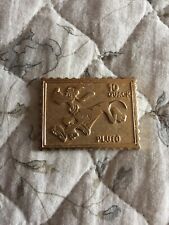 Walt Disney Francobollo Metallico Operazione Quack 1973 Pluto