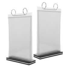 2 Pezzi Espositore Pieghevole