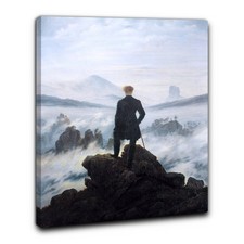 Niik Quadro viandante sul mare di nebbia di caspar david friedrich falso d' a...