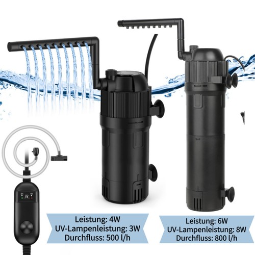 Filtro acquario 8w con - acquario,