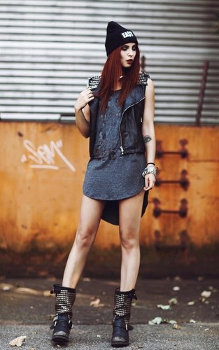 Stivali donna frassino - , pelle