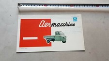 Aermacchi Aermacchino motore 500 Fiat Motocarro 1955 depliant originale brochure