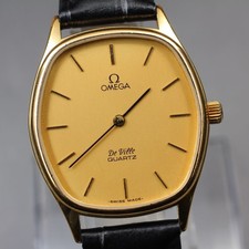 Nuovo Batt ◆Exc+5◆ Orologio Uomo Vintage Anni 70 OMEGA DeVille Quartz Cal.133...