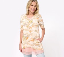 Top donna LOGO by Lori Goldstein taglia S maglia canotta e maglietta twinset rosa A607278