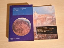 Leopardi Canti Discorso sopra