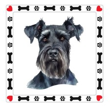 Adesivo cane Schnauzer gigante