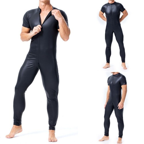 Body uomo pelle aderente - body,