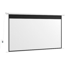 DecHome Telo per Proiettore 120" 16:9 Motorizzato con Telecomando Bianco 1WTW57F