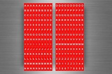 Set 280 sticker adesivo - x,
