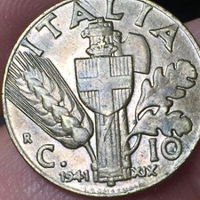 10 centesimi Impero 1941