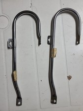 Supporti Borse Laterali Cromati Destra E Sinistra Per Piaggio Bravo Prima Serie