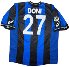 maglia calcio Atalanta DONI 2002 2003 Promatech vintage home Asics SERIE A XL