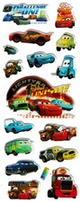 Adesivi gonfiabili 3D AUTO #114 DISNEY PIXAR coppa pistone ruggine fulmine McQueen