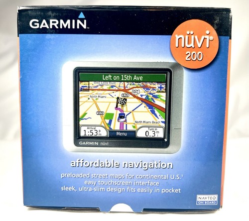 Garmin nuvi 200 series sistema - garmin,
