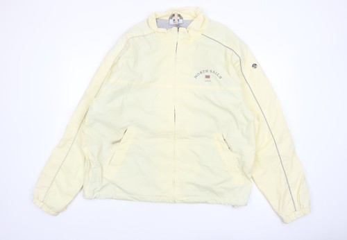 Cappotto giacca vento giallo - a,