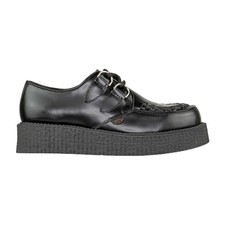 UNDERGROUND CREEPERS SHOES C010X LEATHER BLACK