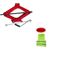 COMPATIBILE CON NISSAN LEAF CRIC A PANTOGRAFO PER AUTO ACCIAIO 2T